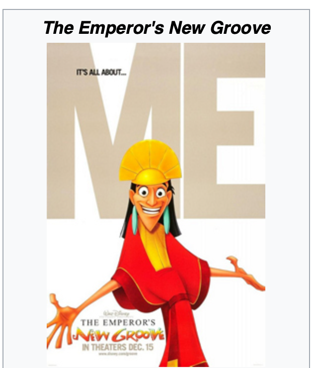 The Emperor's New Groove (2000):